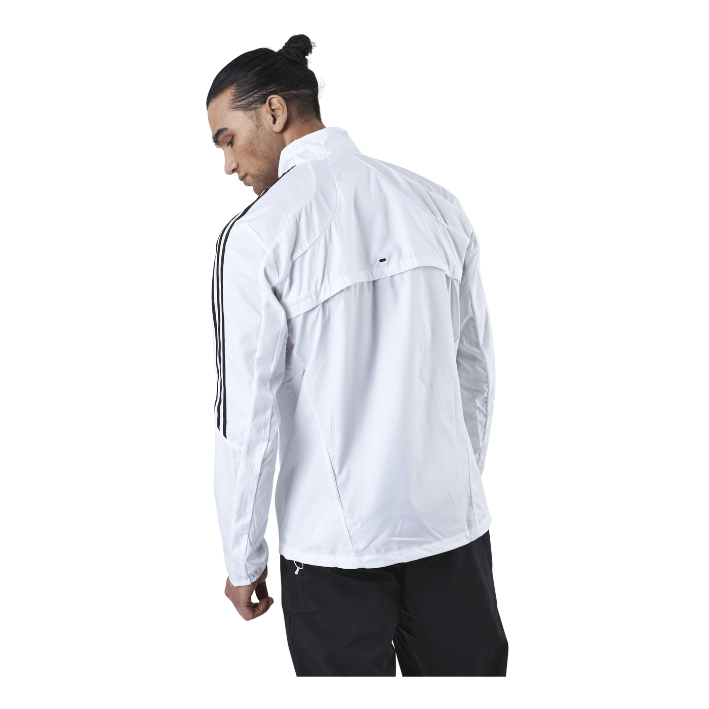 Adidas Marathon Jacket 3 Stripe Men White / Black