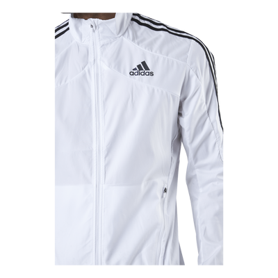 Adidas Marathon Jacket 3 Stripe Men White / Black