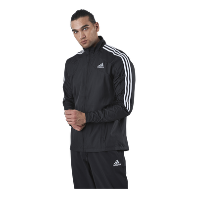 Adidas Marathon Jacket 3 Stripe Men Black / White