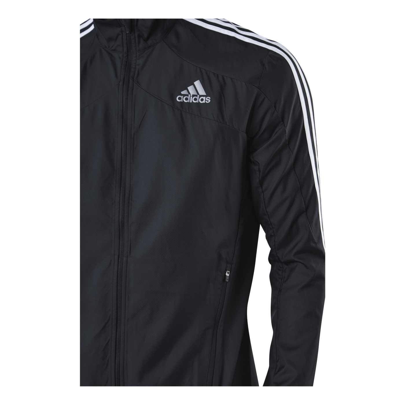 Adidas Marathon Jacket 3 Stripe Men Black / White