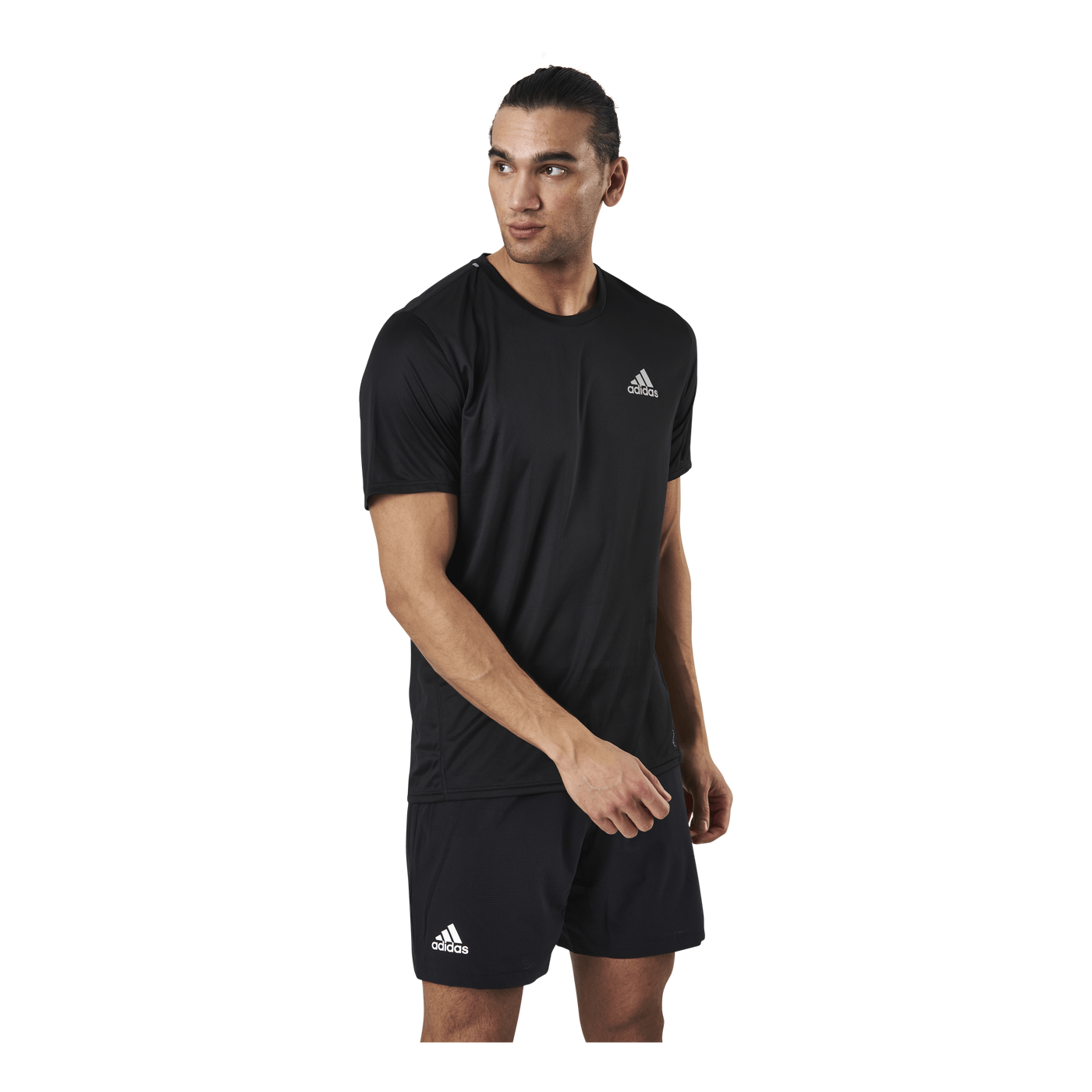 Adidas Fast Primeblue Tee Men Black / Reflective Silver