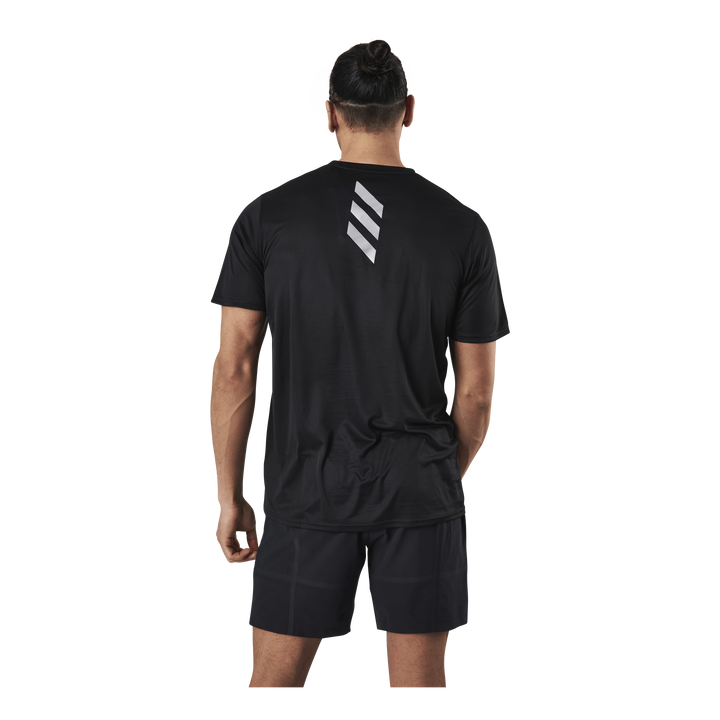 Adidas Fast Primeblue Tee Men Black / Reflective Silver