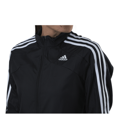 Adidas Marathon Jacket 3 Stripe Women Black