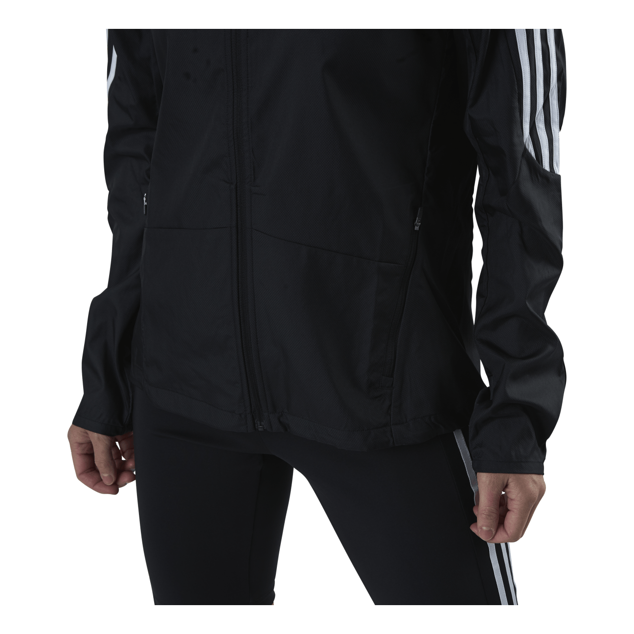 Adidas Marathon Jacket 3 Stripe Women Black