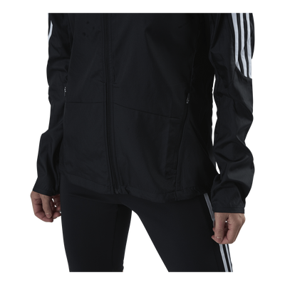 Adidas Marathon Jacket 3 Stripe Women Black