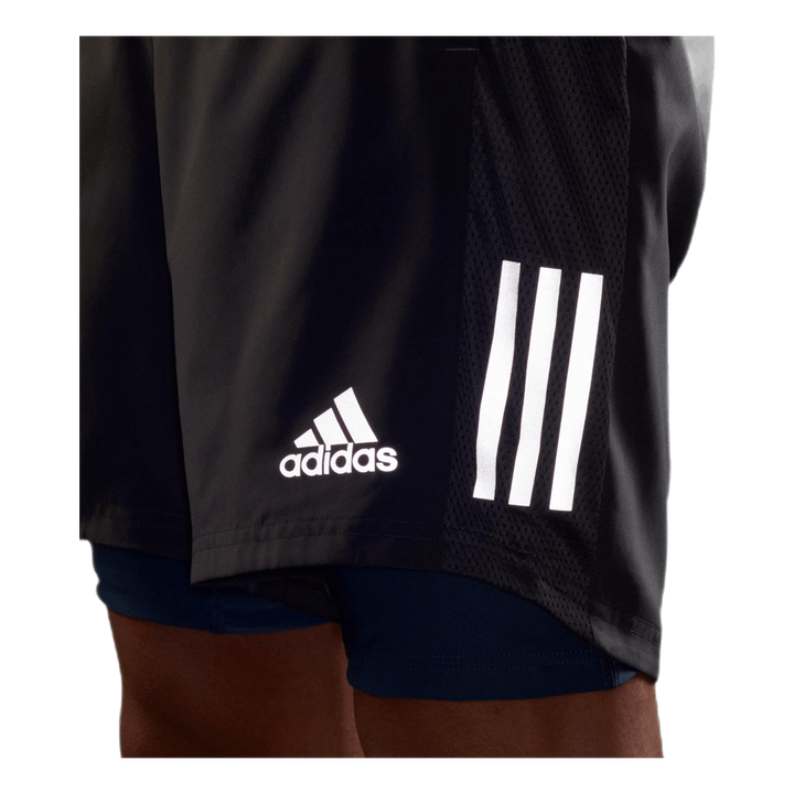 Adidas Own The Run Short 2In1 Men Dgh Solid Grey