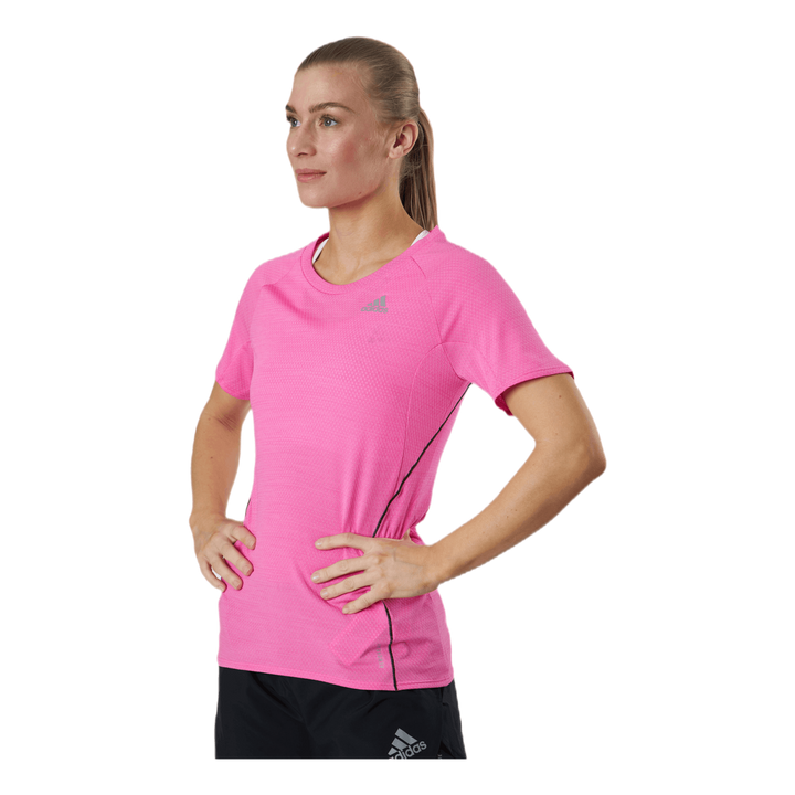 Adidas Runner Tee Women Screaming Pink