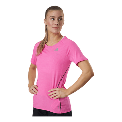 Adidas Runner Tee Women Screaming Pink