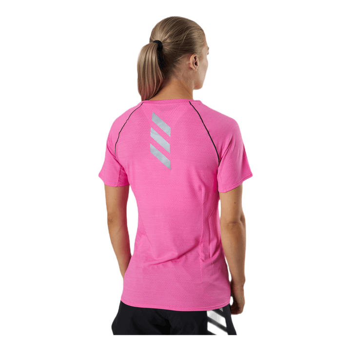 Adidas Runner Tee Women Screaming Pink