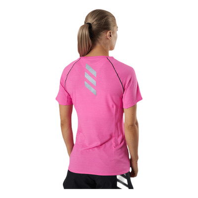 Adidas Runner Tee Women Screaming Pink