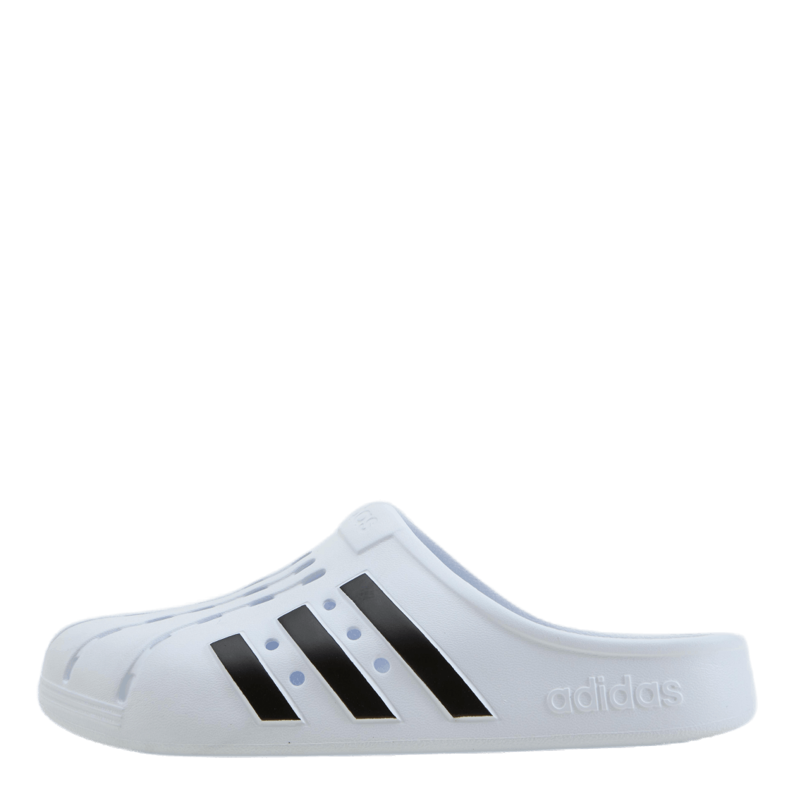 Adilette Clogs Cloud White / Core Black / Cloud White