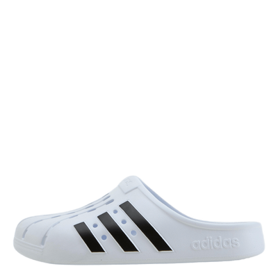 Adilette Clogs Cloud White / Core Black / Cloud White