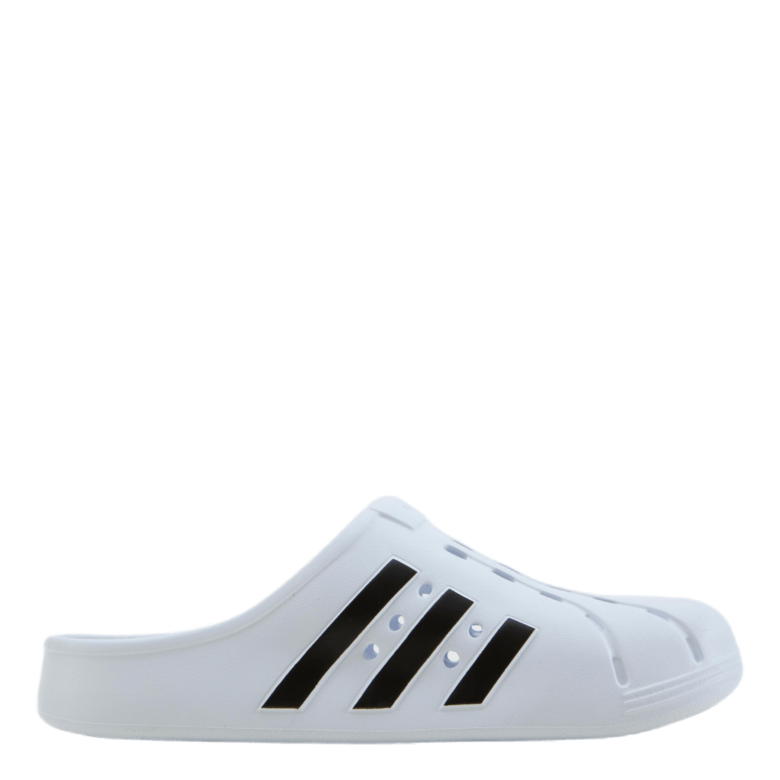 Adilette Clogs Cloud White / Core Black / Cloud White