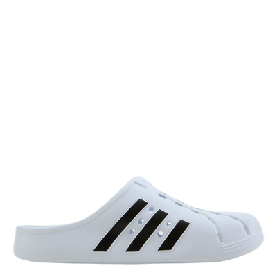 Adilette Clogs Cloud White / Core Black / Cloud White