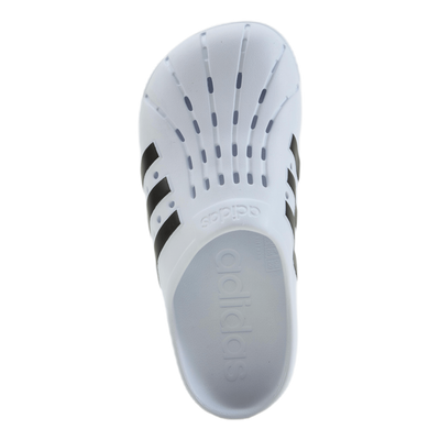 Adilette Clogs Cloud White / Core Black / Cloud White