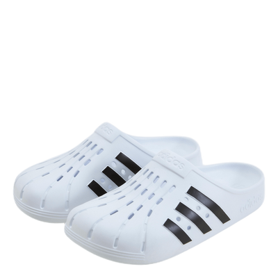 Adilette Clogs Cloud White / Core Black / Cloud White