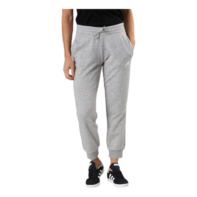 Essentials Regular Tapered Cuffed 7/8 Pant Medium Grey Heather / White