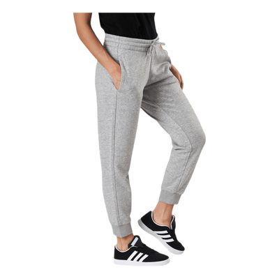 Essentials Regular Tapered Cuffed 7/8 Pant Medium Grey Heather / White