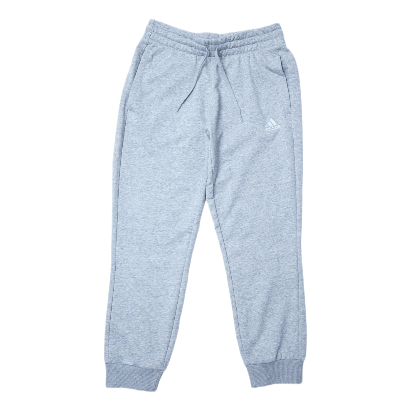 Essentials Regular Tapered Cuffed 7/8 Pant Medium Grey Heather / White