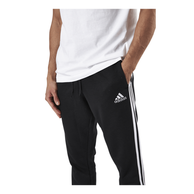 Essentials Tapered Elasticcuff 3 Stripes Pant Black / White