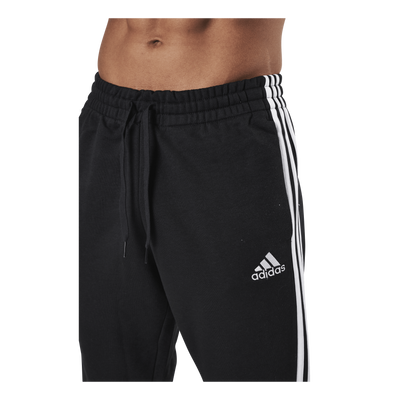 Essentials Tapered Elasticcuff 3 Stripes Pant Black / White