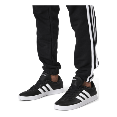 Essentials Tapered Elasticcuff 3 Stripes Pant Black / White