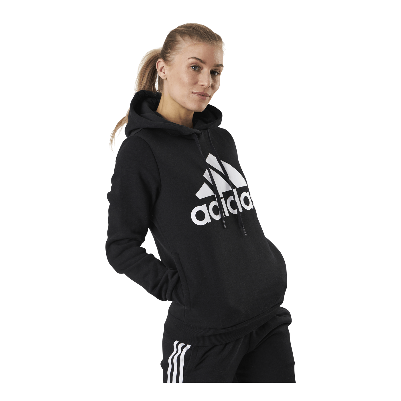 Essentials Hoodie Black / White