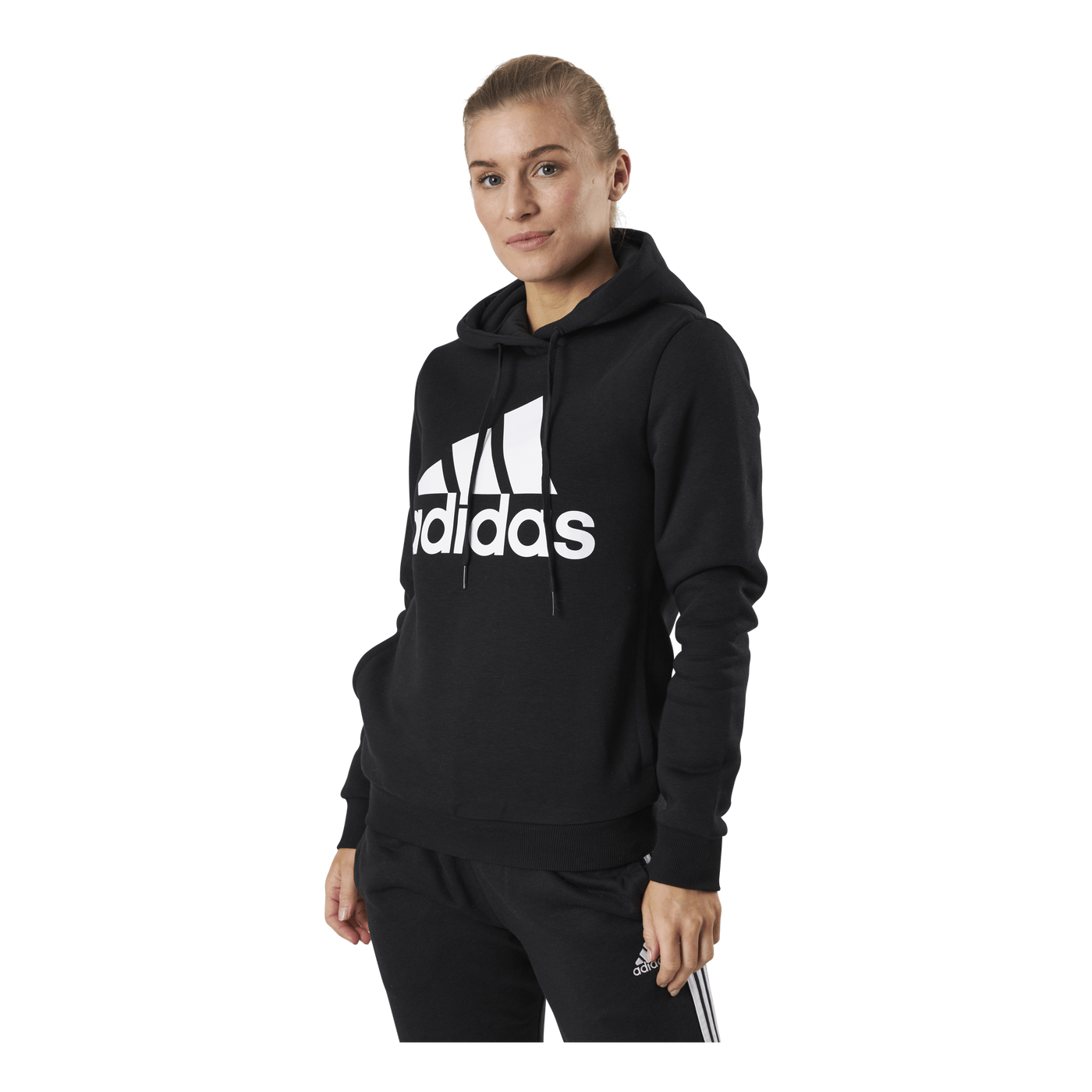Essentials Hoodie Black / White