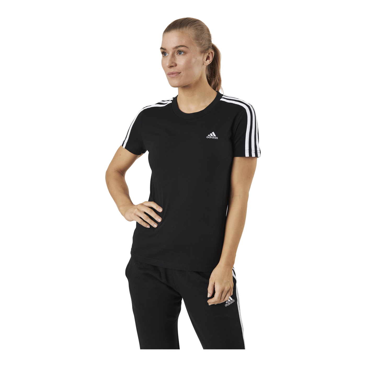 Essentials Slim T-Shirt Black / White