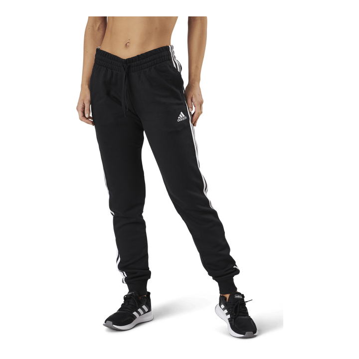 Essentials Slim Tapered Cuffed Pant Black / White