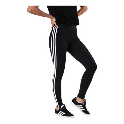 3 Stripes Leggings Black / White