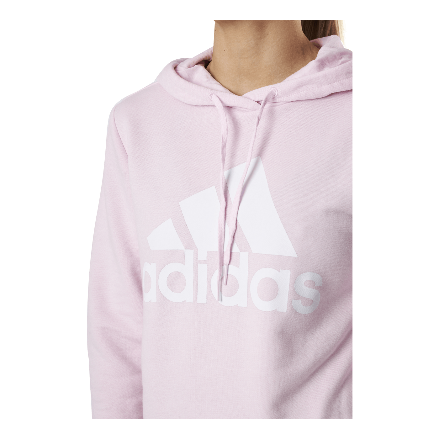 Essentials Hoodie Clear Pink White adidas Runforest