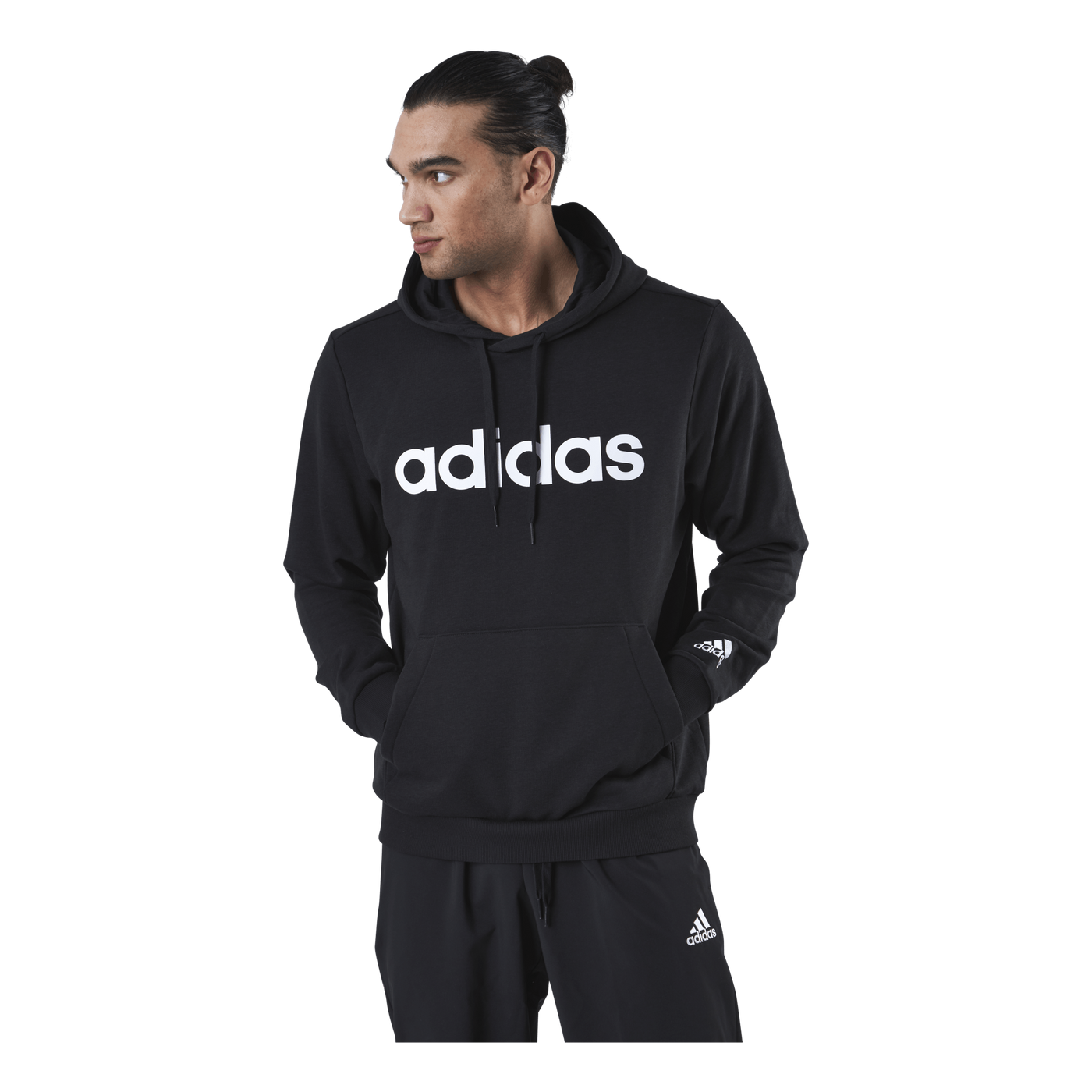 Essentials Hoodie Black / White