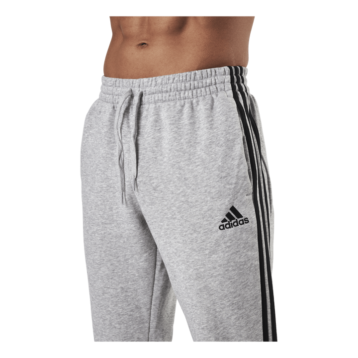 Essentials Tapered Cuff 3 Stripes Pants Medium Grey Heather / Black