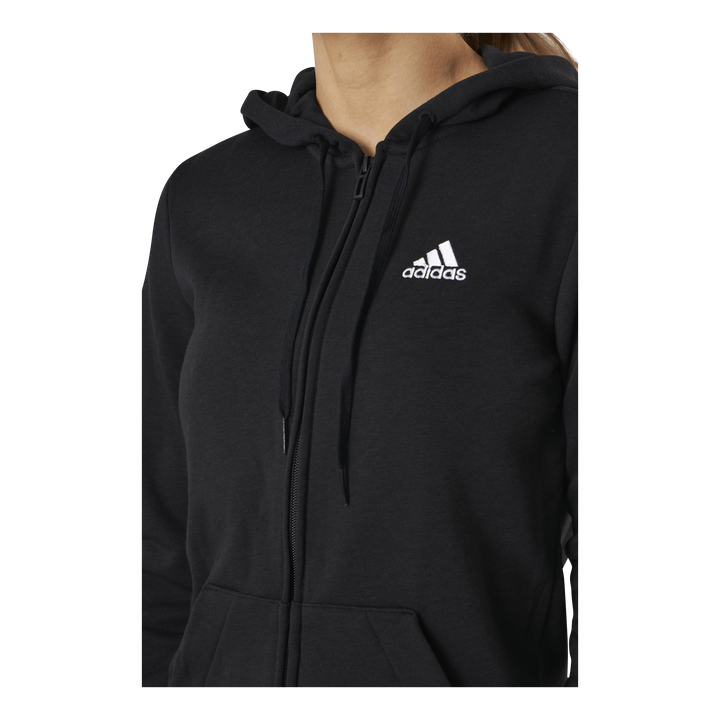 Essentials Full-Zip Hoodie Black / White
