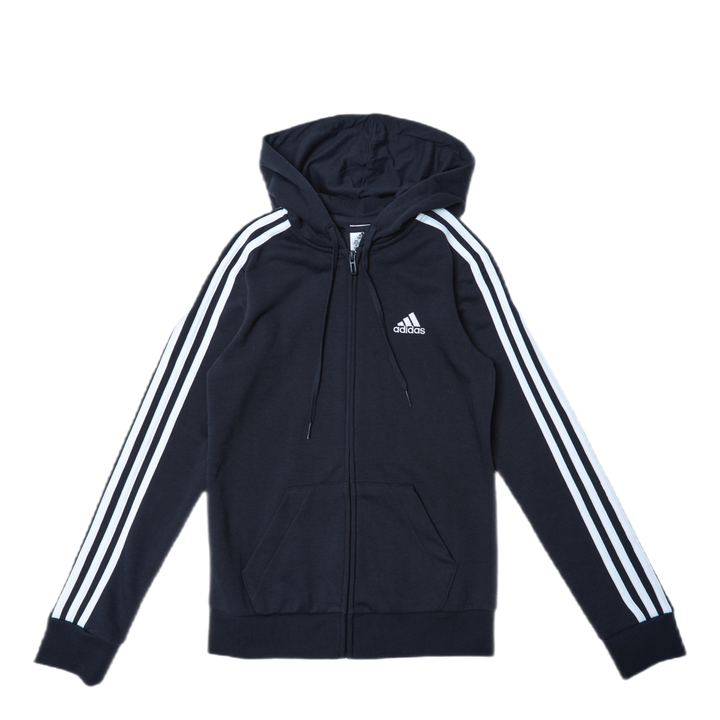 Essentials Full-Zip Hoodie Black / White