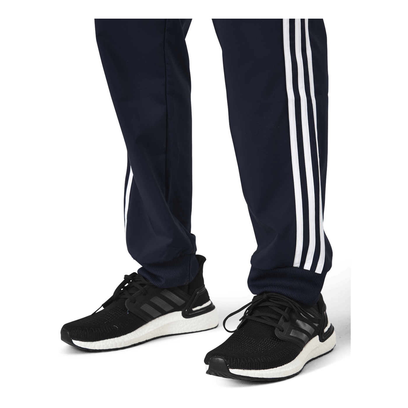 Essentials Tapered Cuff 3 Stripes Pants Legend Ink