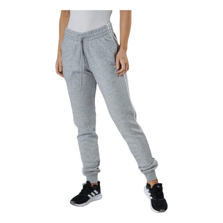 Essentials Slim Tapered Cuffed Pant Medium Grey Heather / White