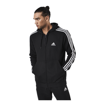 Essentials Full-Zip Hoodie Black / White