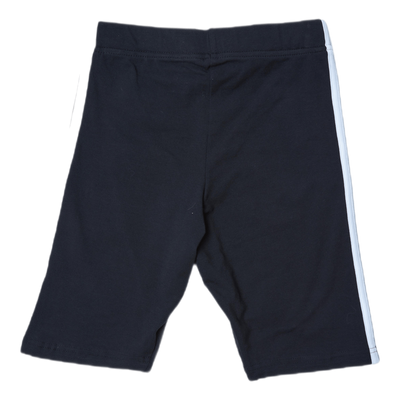 Essentials 3-Stripes Bike Shorts Black / White