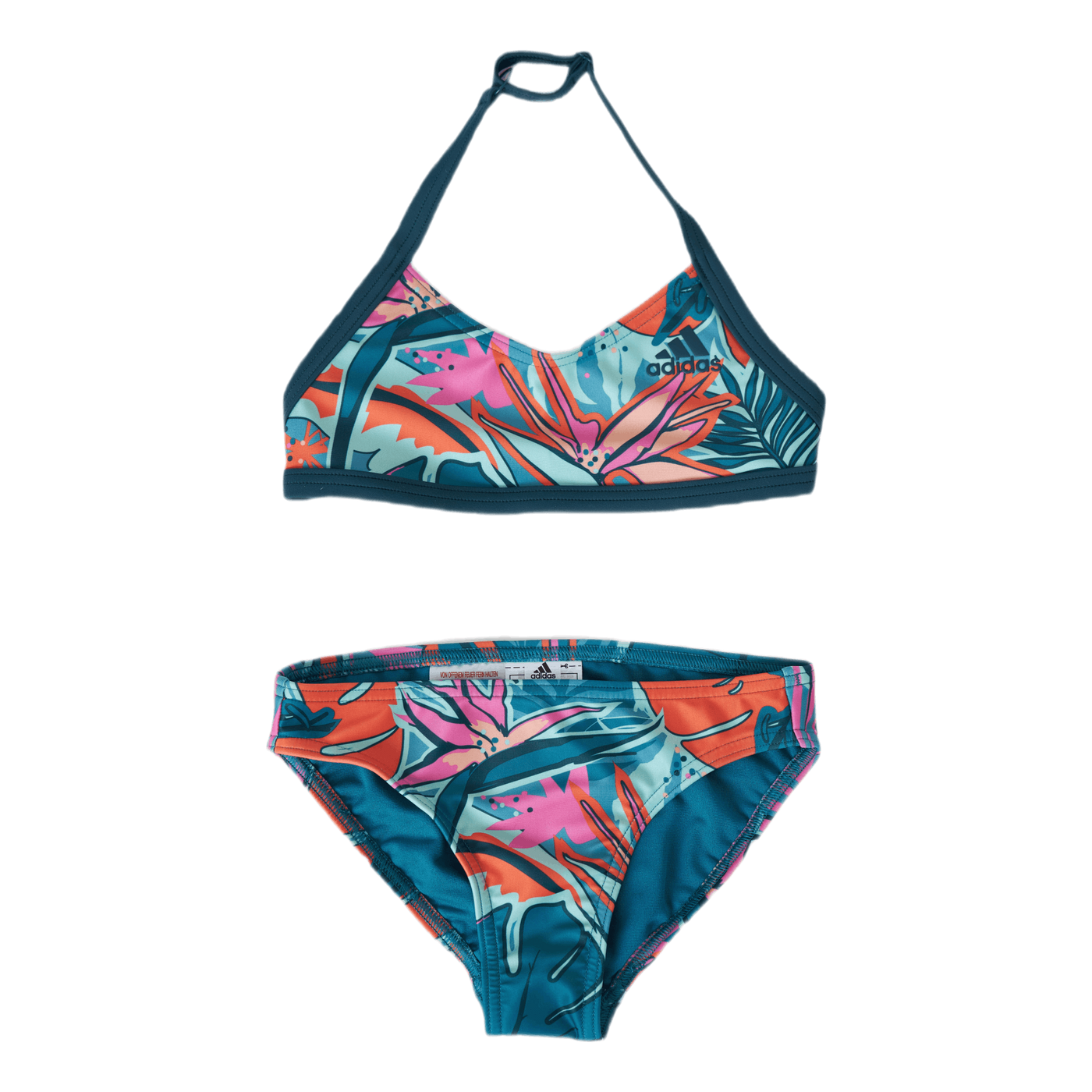 Girls Flower Bikini Active Teal / Wild Teal