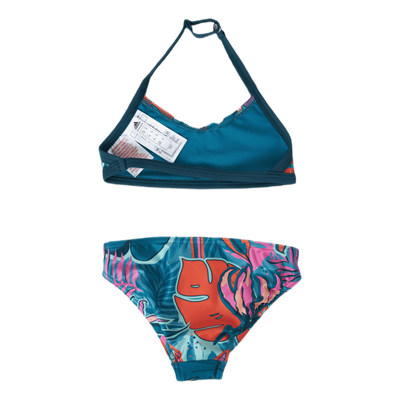 Girls Flower Bikini Active Teal / Wild Teal