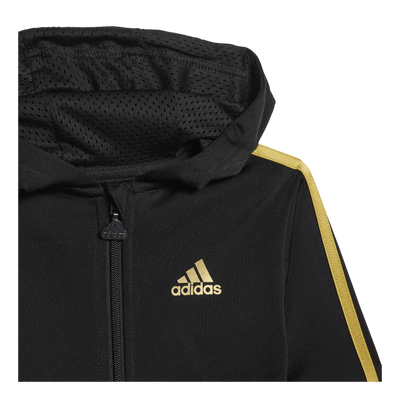 Shiny Bold 49 Allover Print Jogger Set Black