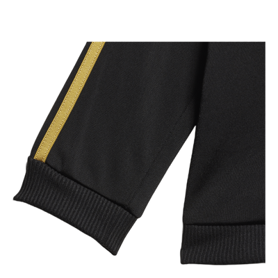 Shiny Bold 49 Allover Print Jogger Set Black