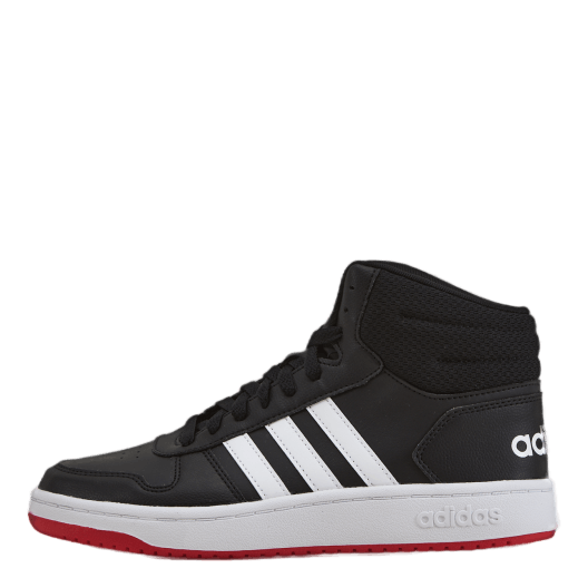 Hoops 2.0 Mid Shoes Core Black / Cloud White / Vivid Red