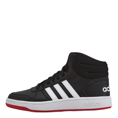 Hoops 2.0 Mid Shoes Core Black / Cloud White / Vivid Red