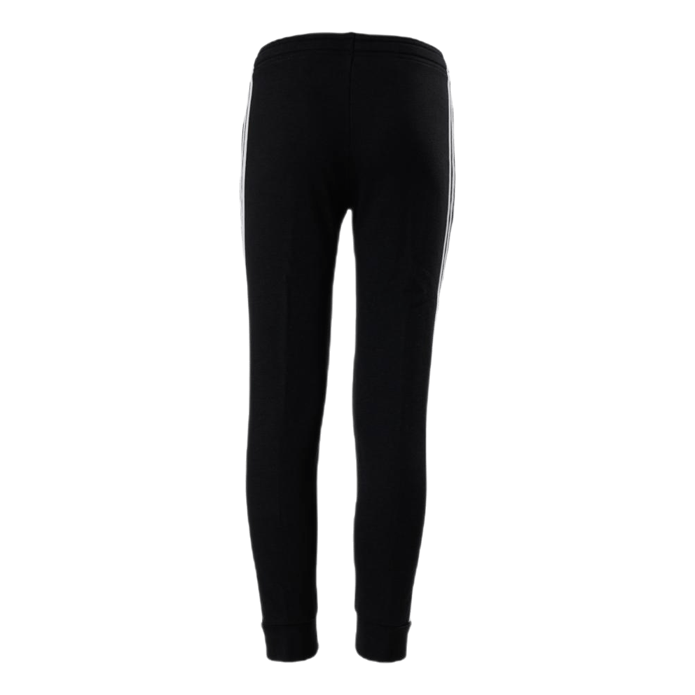 Adidas Girls Essentials 3 Stripes Ft Pant Black / White