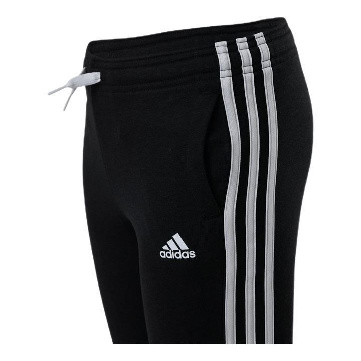 Adidas Girls Essentials 3 Stripes Ft Pant Black / White