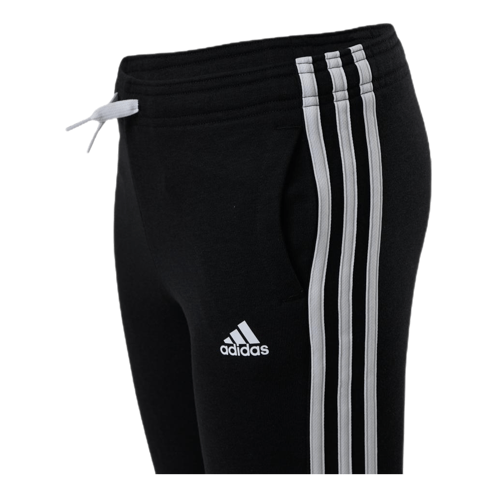 Adidas Girls Essentials 3 Stripes Ft Pant Black / White