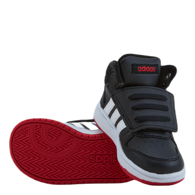 Hoops 2.0 Mid Shoes Core Black / Cloud White / Vivid Red